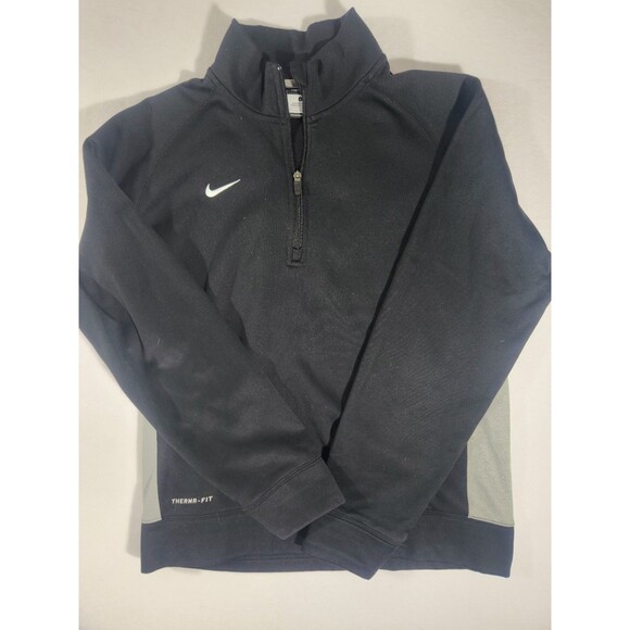 Nike Therma Fit KO 1/4 Zip Pullover Black Training 717397-011 Mens Size Large - Picture 1 of 7